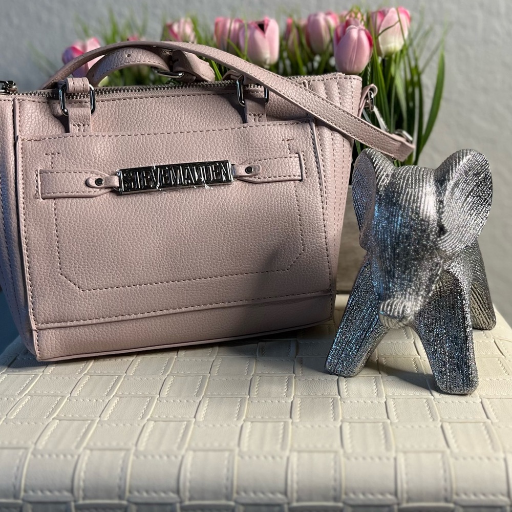 Steve Madden Purse( cream/purple)
